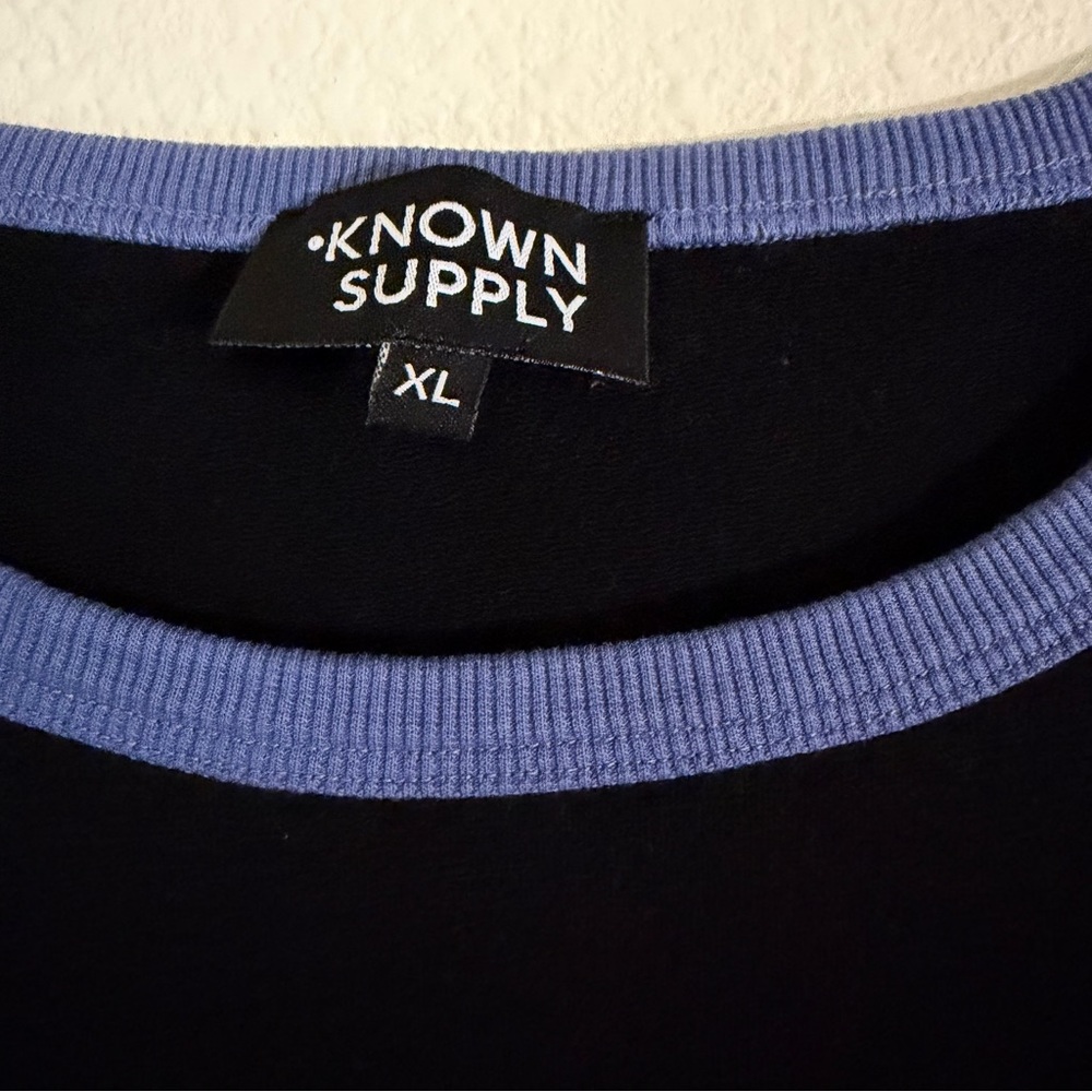 Known Supply Ada Pullover Sweater, XL, Black, Fair Trade, Organic Cotton, Boxy - Picture 5 of 10